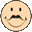 Moustached