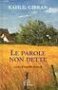 Le parole non dette